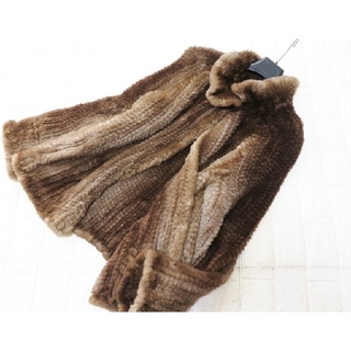 ビーバー 毛皮 軽量ファージャケット コート(毛皮/ファーコート)