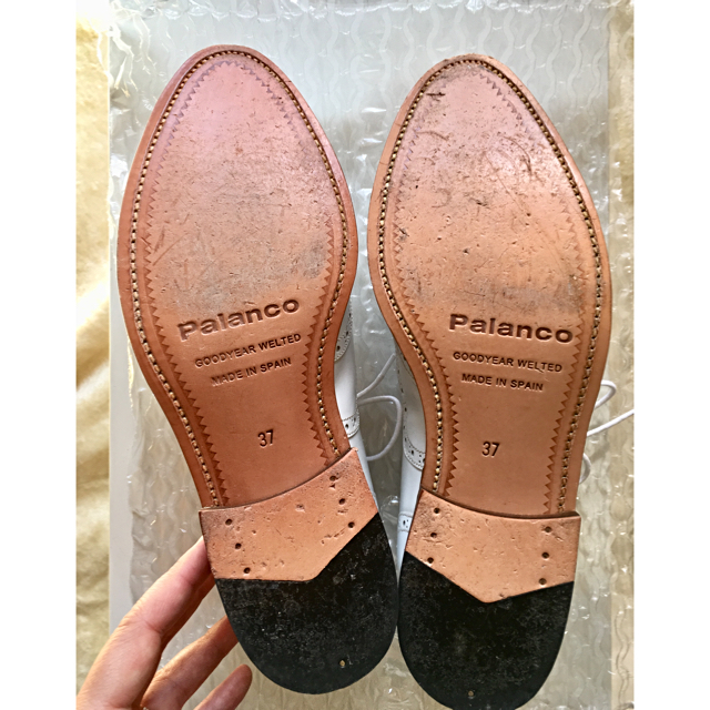 Palanco(パランコ)の美品✨「パランコ」ウィングチップレザーシューズ。  レディースの靴/シューズ(ローファー/革靴)の商品写真