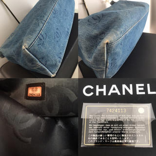 CHANELデニムライン　プラチェーンショルダー