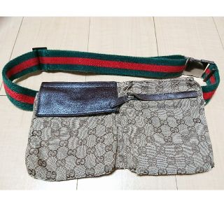 グッチ(Gucci)のGUCCI ヒップバッグ ウエストポーチ ボディバッグ(ボディバッグ/ウエストポーチ)