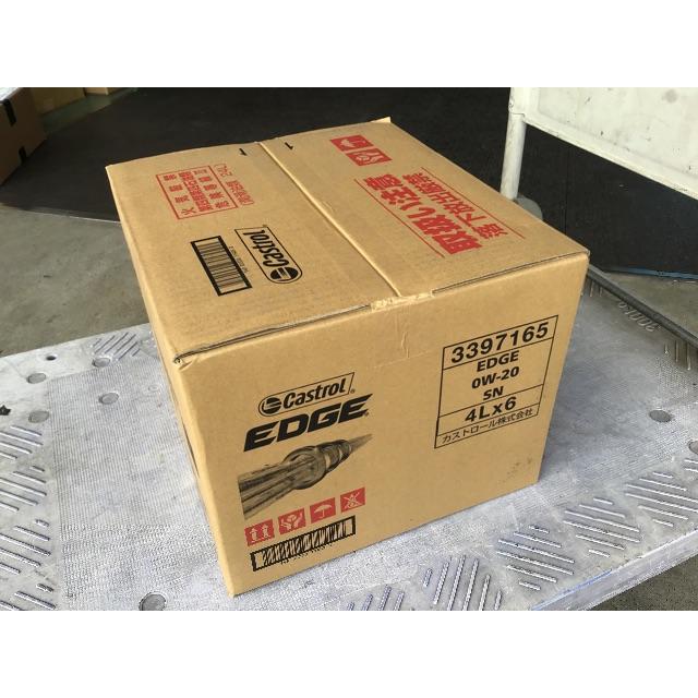 送料無料4L×6本カストロール EDGE エンジンオイル 0W-20メンテナンス用品