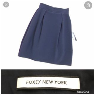 フォクシー(FOXEY)のfoxey ny ふんわりスカート(ひざ丈スカート)