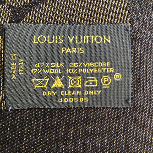 LOUIS VUITTON(ルイヴィトン)の美品★LOUISVUITTON ルイヴィトン大判ストール★ルイヴィトンショール メンズのファッション小物(ストール)の商品写真