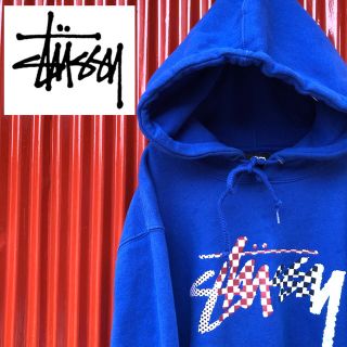 ステューシー(STUSSY)の☆レアカラー☆ステューシー☆カラフル筆記体ロゴ☆プルオーバーパーカー(パーカー)