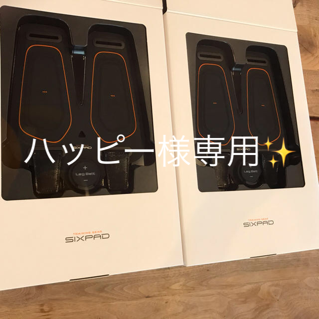 値下げしました！ 新品未使用品 SIXPAD レッグ 2個セット スポーツ/アウトドアのトレーニング/エクササイズ(トレーニング用品)の商品写真