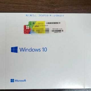 マイクロソフト(Microsoft)の正規Windows10 for OEM 未開封未使用(デスクトップ型PC)