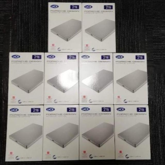 【20個セット】LaCie ポータブルハードディスク STFD2000400PC/タブレット