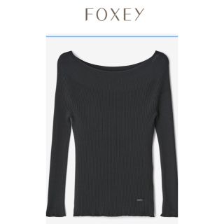 フォクシー(FOXEY)のFOXEY KNIT TOP "MOON LIGHT" 40(カットソー(長袖/七分))