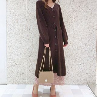 ウィルセレクション(WILLSELECTION)の☆WILLSELECTION☆リブロングニット×レースパンツ☆(ニット/セーター)