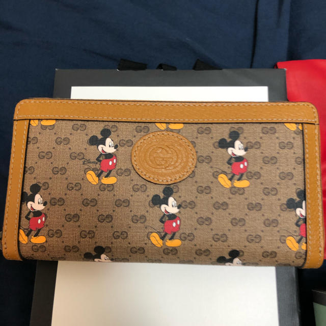 Gucci(グッチ)のGUCCI グッチ ×  ディズニー ミッキー コラボ 長財布 メンズのファッション小物(長財布)の商品写真