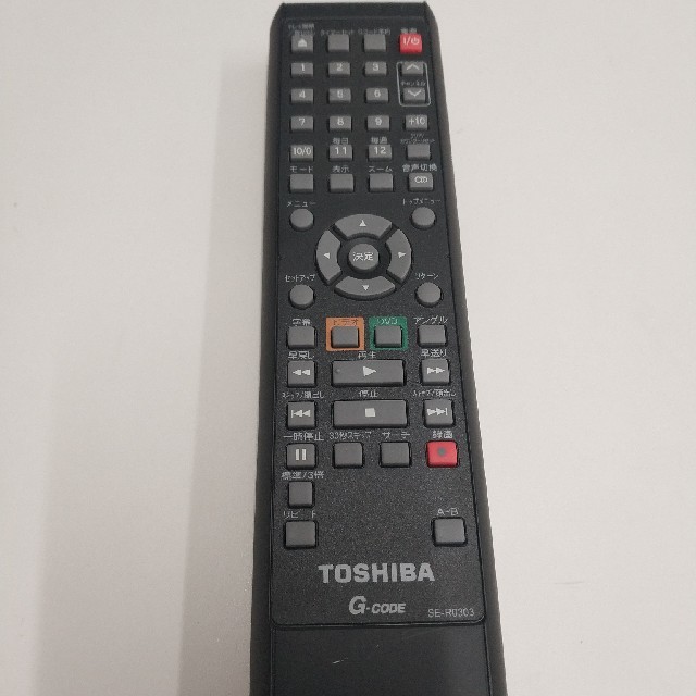 東芝(トウシバ)のTOSHIBA　SE-R0303　リモコン スマホ/家電/カメラのテレビ/映像機器(その他)の商品写真