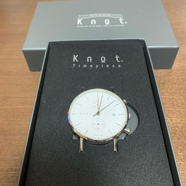 KNOT(ノット)の腕時計　knot  レザーベルト　cc-39 レディースのファッション小物(腕時計)の商品写真