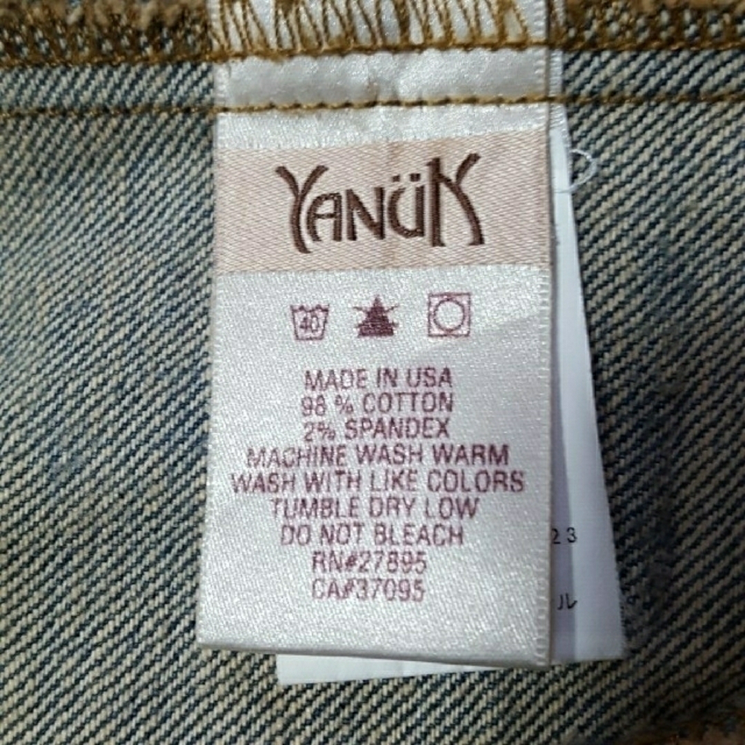 YANUK(ヤヌーク)のアメリカ製 ヤヌーク デニムジャケット YANUK デニムジャケット USA製 レディースのジャケット/アウター(Gジャン/デニムジャケット)の商品写真