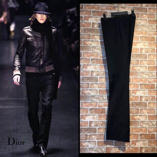ディオールオム(DIOR HOMME)のエディ期 Dior Homme 05/AW フレアスラックス 黒 44(スラックス)