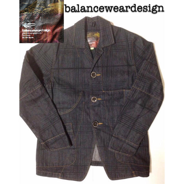 balanceweardesign(バランスウェアデザイン)のbalanceweardesign バランスウェアデザイン デニムジャケット メンズのジャケット/アウター(Gジャン/デニムジャケット)の商品写真