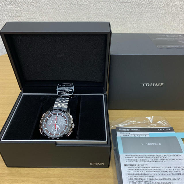 EPSON(エプソン)のTR-MB7003 TRUME  時計  新品未使用 メンズの時計(腕時計(アナログ))の商品写真