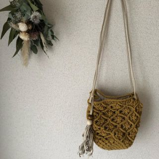 ニコアンド(niko and...)の2/29まで!!かぎ針編みショルダーBAG(ショルダーバッグ)