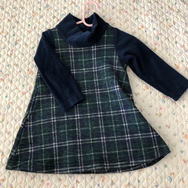 STUDIO MINI(スタジオミニ)のチェックワンピース＊スタジオミニ キッズ/ベビー/マタニティのキッズ服女の子用(90cm~)(ワンピース)の商品写真