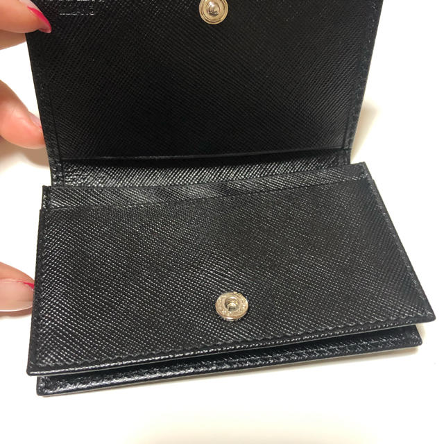 ○新品○ プラダ 名刺入れ カードケース 黒 レザー | www.fleettracktz.com
