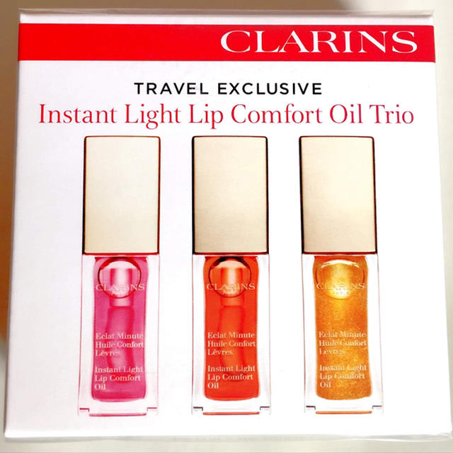 CLARINS(クラランス)のクラランス　リップオイル　３本セット コスメ/美容のベースメイク/化粧品(リップグロス)の商品写真