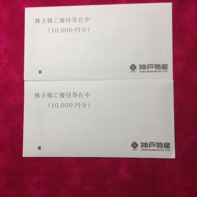 チケット神戸物産 株主優待 20000円分