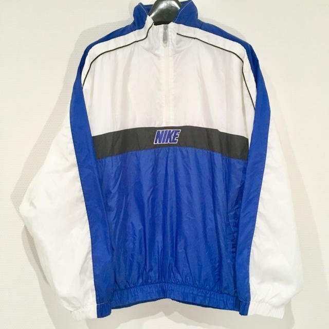 NIKE ナイキ　ナイロンジャケット　ジップアップ　銀タグ　ハーフジップ　90S