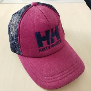 ヘリーハンセン(HELLY HANSEN)のHELLY HANSENメッシュキャップ（紫✕紺）(キャップ)