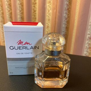 ゲラン(GUERLAIN)の値下ゲラン　モンゲラン　オーデパルファム　50ml 中古(香水(女性用))