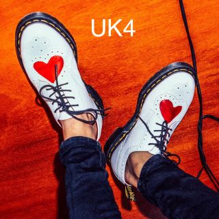 ドクターマーチン(Dr.Martens)のドクターマーチン　4ホール　　ハート　UK4(その他)