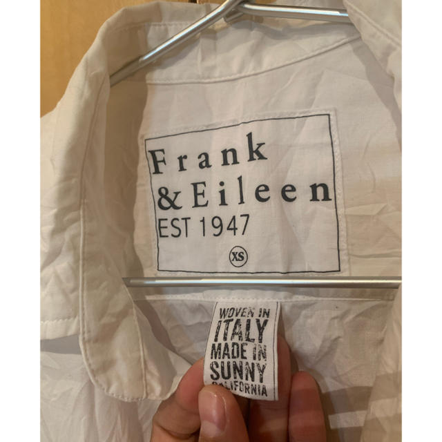 Frank&Eileen(フランクアンドアイリーン)のfrank&eileen 白シャツ　XS レディースのトップス(シャツ/ブラウス(長袖/七分))の商品写真