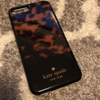 アイフォン X ケース ケイトスペード  べっ甲 iPhoneXS ハンズフリー