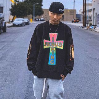 新品 L AWGE FOR JIK CROSS CREWNECK Ⅱ (スウェット)