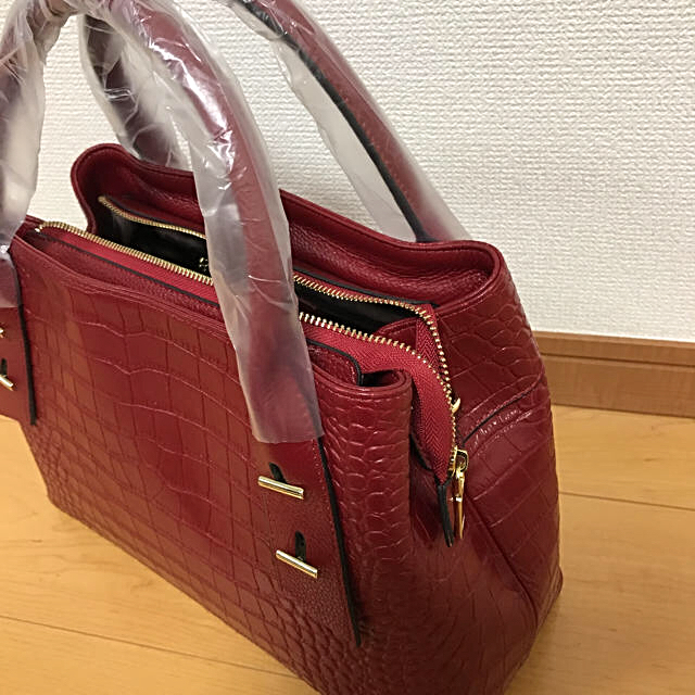 新品　牛革　ハンドバッグ　ショルダーバッグ 2