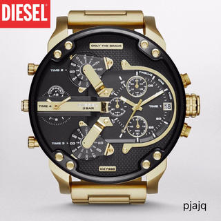 ディーゼル(DIESEL)の限定大特価！ブラックゴールド！新品腕時計 ディーゼル DIESEL DZ7333(腕時計(アナログ))