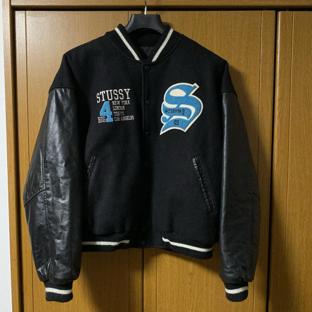 STUSSY スタジャン　レザー　アウター