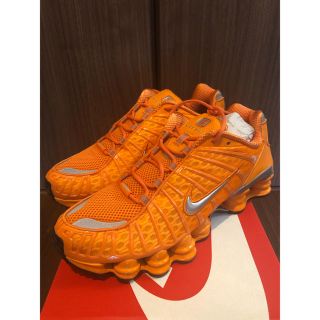 ナイキ(NIKE)の27.5 NIKE SHOX TL ショックス オレンジ(スニーカー)