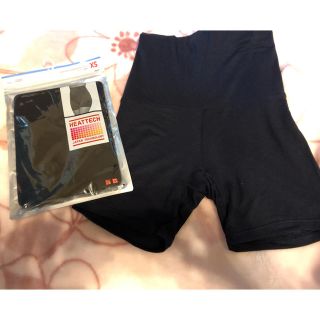 ユニクロ(UNIQLO)の🎼 ユニクロヒートテック ショートパンツ（ウエストウォーマー）XSサイズ×2枚(ショーツ)