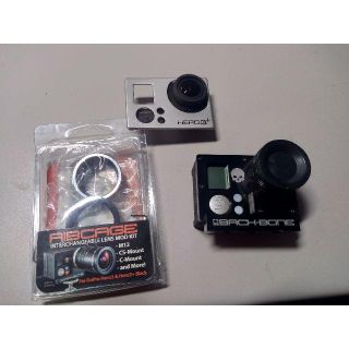 ゴープロ(GoPro)のGoPro Hero 3+ ＋　Backbone (ジャンク扱い)(ビデオカメラ)