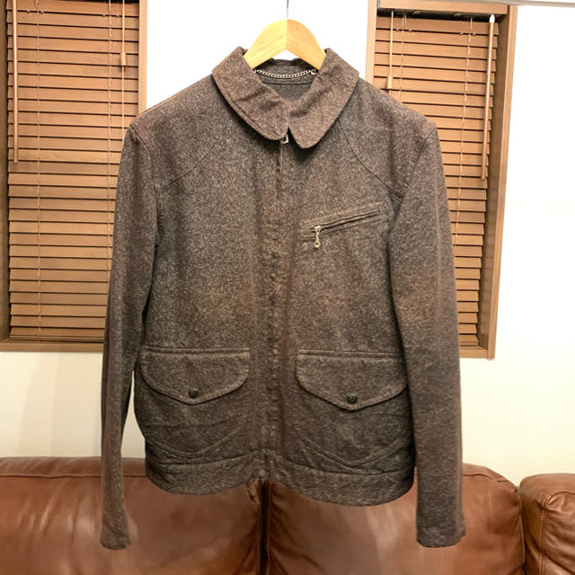 RRL Becker コットン　スポーツジャケット　ごま塩　鳩目　デコタロン