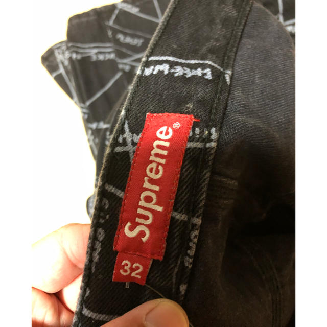 Supreme(シュプリーム)の19ss supreme gonz map denim pants 新古品 メンズのパンツ(ペインターパンツ)の商品写真