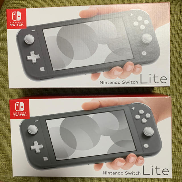 任天堂スイッチライトNintendo Switch Lite グレー2台未開封 完売 sk