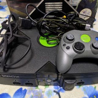 エックスボックス(Xbox)の初代XBOX EVOX導入 HDD500G換装 エミュOK あお専用(家庭用ゲーム機本体)