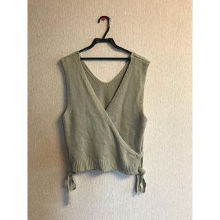 ダブルクローゼット(w closet)のダブルクローゼット  前後着ニットベスト(ベスト/ジレ)