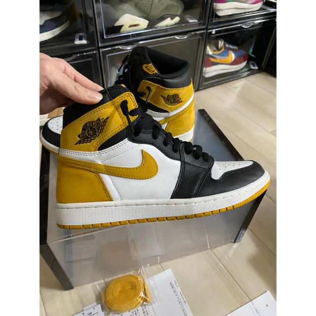 NIKE(ナイキ)のNIKE  jordan1 ジョーダン　イエローオークル　26 yellow メンズの靴/シューズ(スニーカー)の商品写真