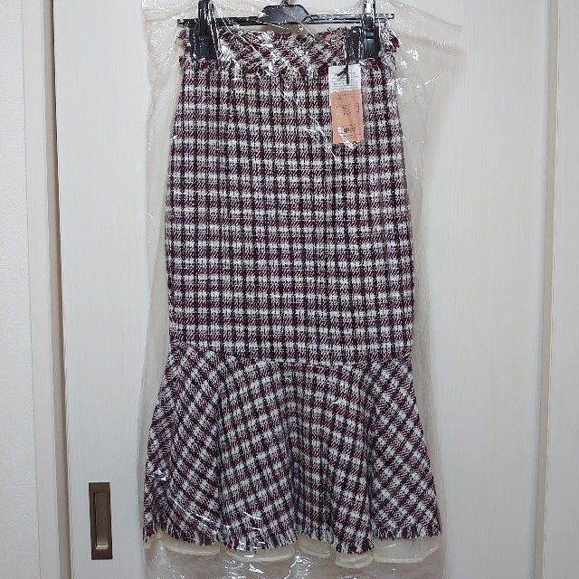 eimy istoire(エイミーイストワール)のエイミーイストワール　マーメイドデザインツイードスカート　M レディースのスカート(ロングスカート)の商品写真
