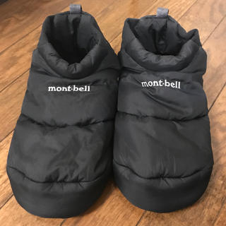 モンベル(mont bell)のモンベル　防寒ダウンキャンプシューズ　L 黒(登山用品)