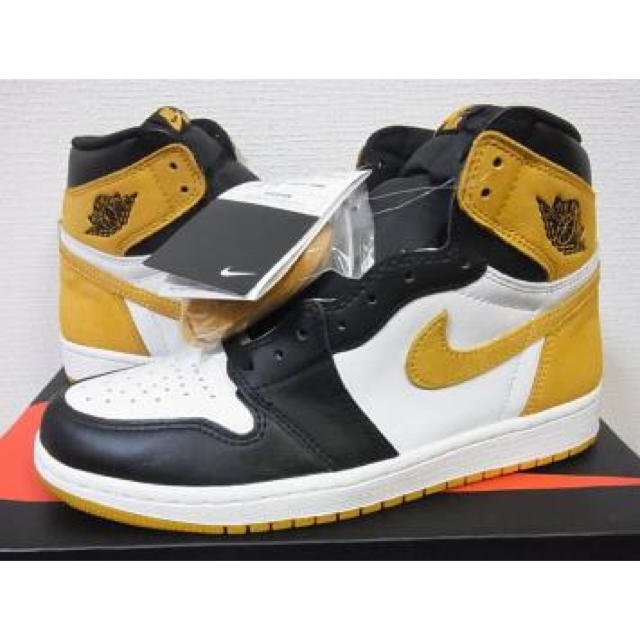 NIKE air jordan1 イエローオークル