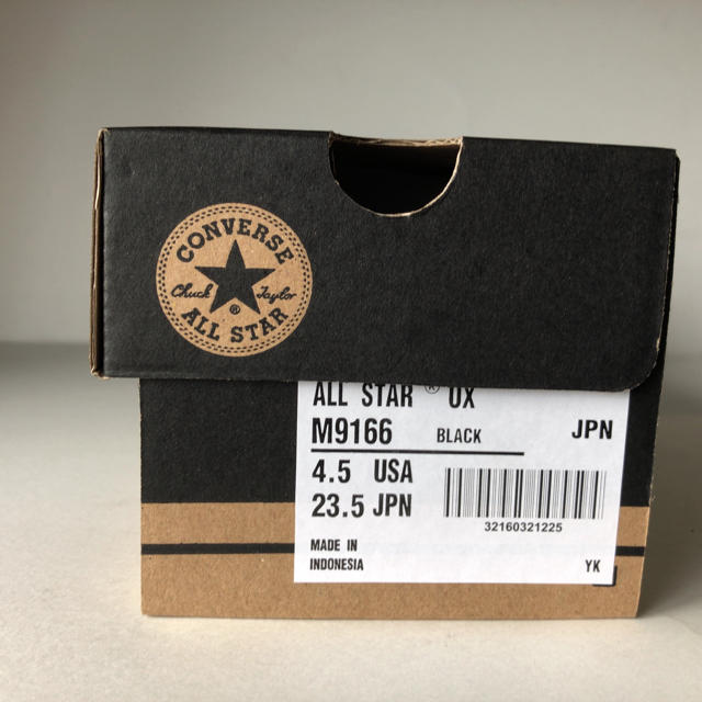 CONVERSE(コンバース)の新品　コンバース　オールスター　OX  BK ブラック　23.5cm レディースの靴/シューズ(スニーカー)の商品写真