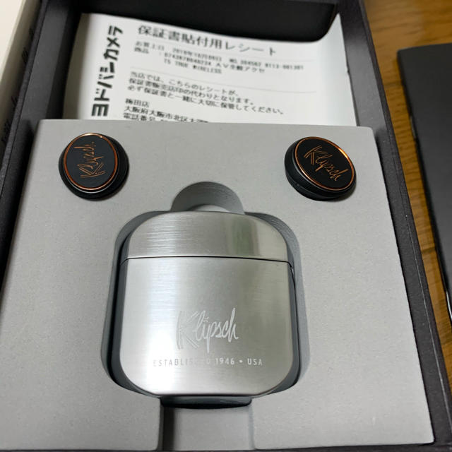 Klipsch クリプシュ T5 TRUE WIRELESS ワイヤレスイヤホン