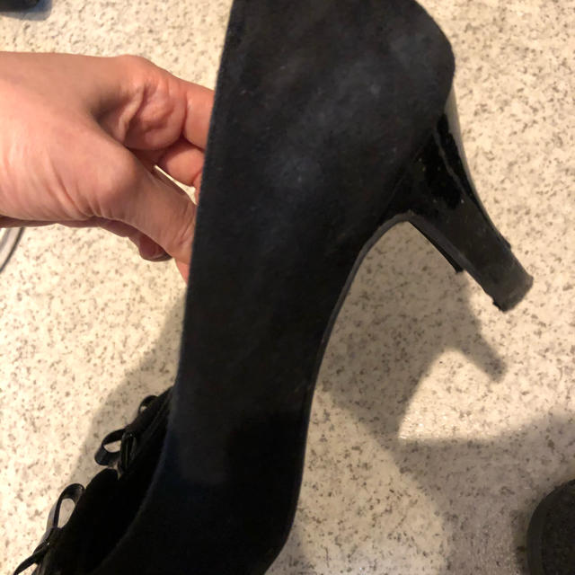 DIANA(ダイアナ)の激安💓DIANA👠24cm黒パンプス❤︎歩きやすい低ヒール🥿 レディースの靴/シューズ(ハイヒール/パンプス)の商品写真